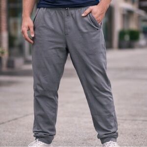 Men's Gray‎ Jogger Pants Size L Athletic Fit Lightweight
